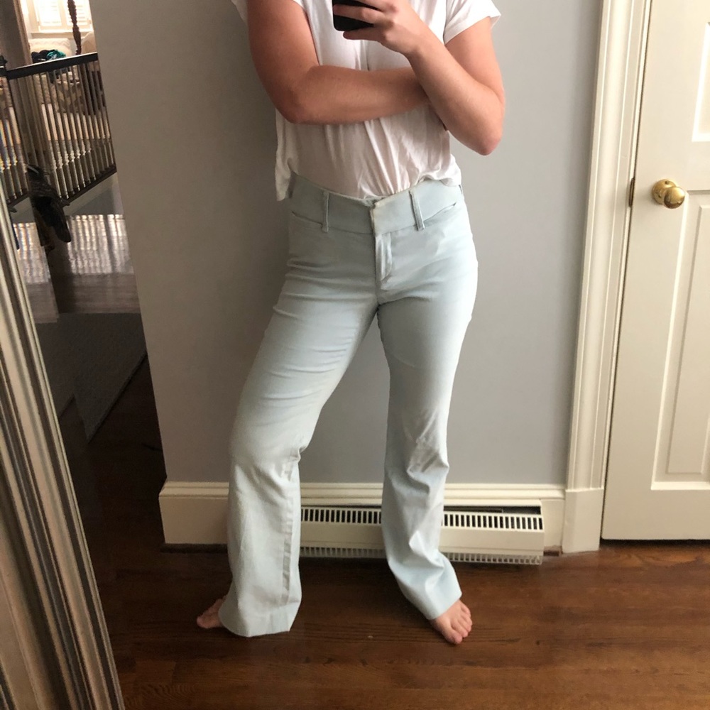 Flared corduroy pants